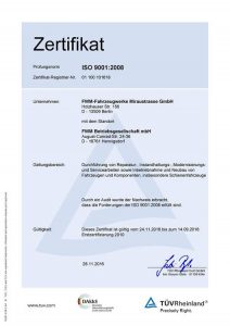 ZERTIFIKAT ISO 9001